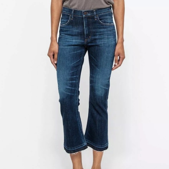 Citizens Of Humanity Denim - Citizens of Humanity Drew Crop Flare Jeans Blue 29